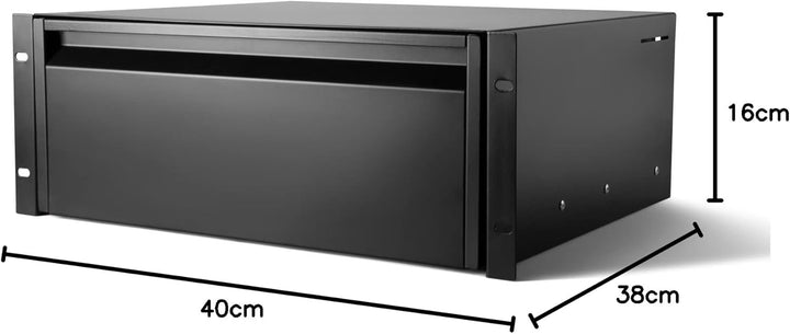 Adam Hall 874E04A Rack-Schublade 4 HE Aluminum 4 HE, Aluminum 4 HE