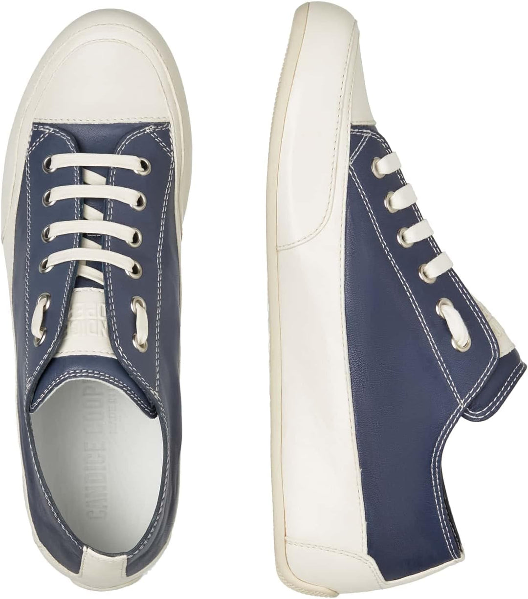 Candice Cooper Sneakers aus nuanciertem Leder 35 EU Marineblau, 35 EU Marineblau