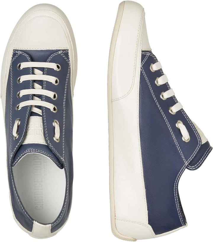 Candice Cooper Sneakers aus nuanciertem Leder 35 EU Marineblau, 35 EU Marineblau