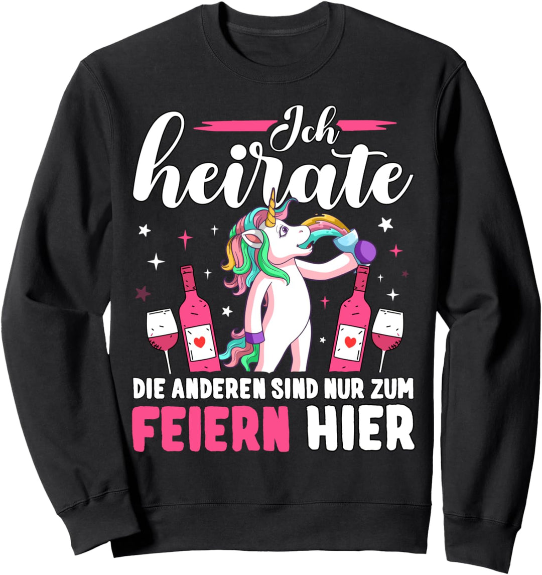 Junggesellinnenabschied Braut T-Shirt JGA Kostüm Polterabend Sweatshirt
