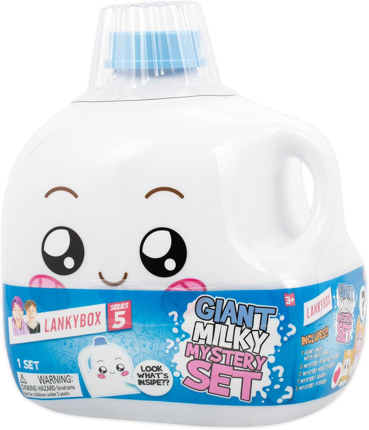 LankyBox Riesiges milchiges Mystery-Set Singing Mystery Milky Set mit 9 spannenden Spielzeugen zum E