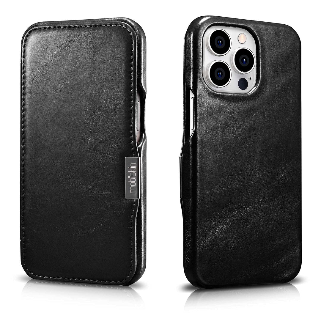 Mobiskin Hülle kompatibel mit Apple iPhone 13 PRO MAX (6,7 Zoll), Handyhülle mit echtem Leder, Case,