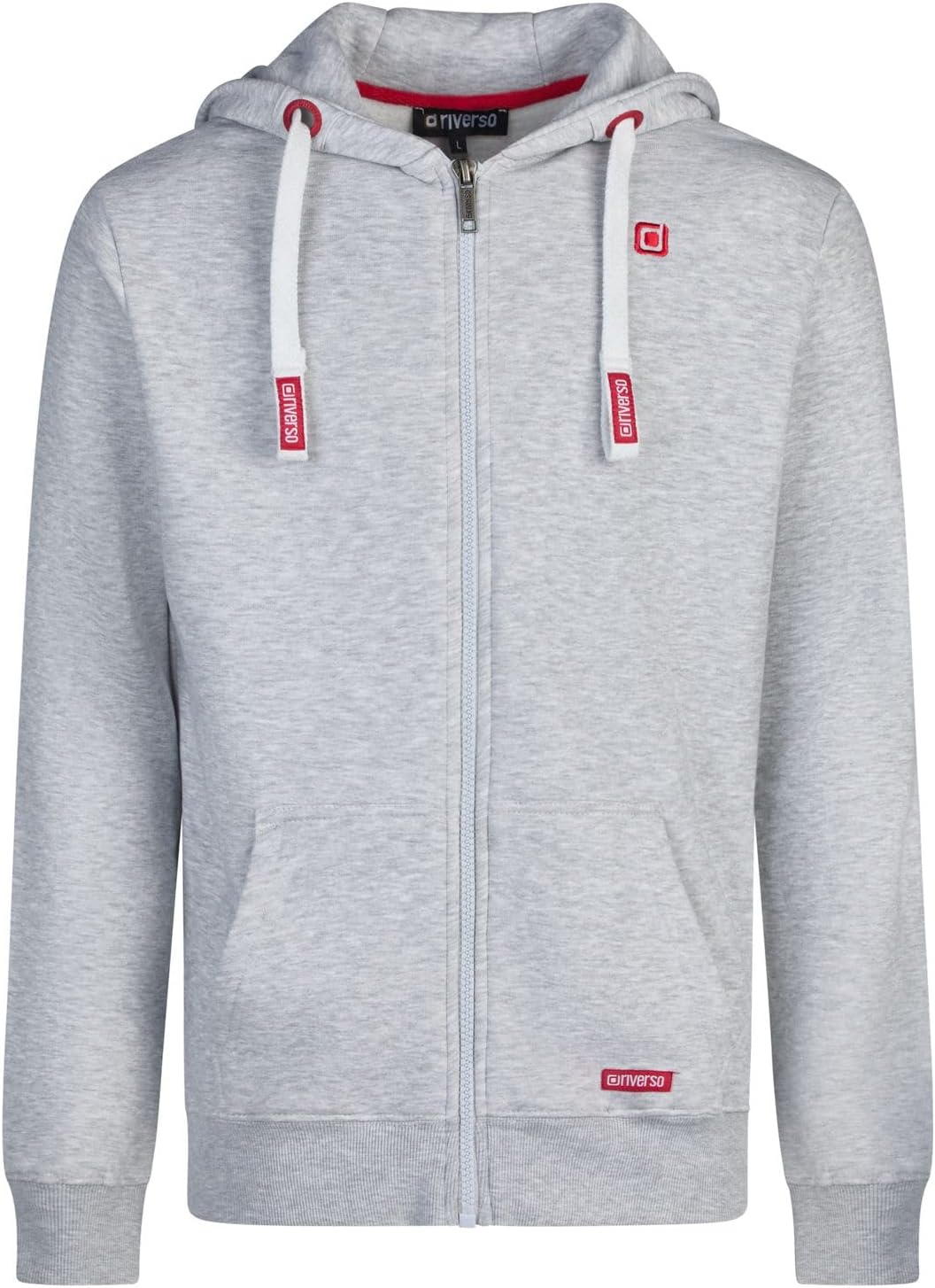 riverso Herren Kapuzenjacke RIVNoah Regular Fit Hoodie Taschen Jacke Reissverschluss Sweatjacke Stre