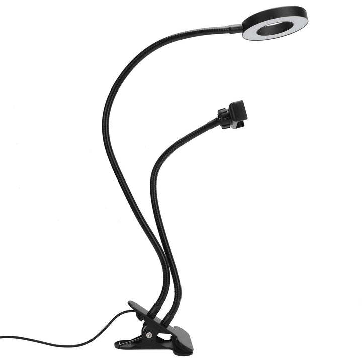 LED Ring Light, Selfie Makeup, with 3 Color Modes, 10 Brightness Levels, Flexible Arms, 360° Rotatio