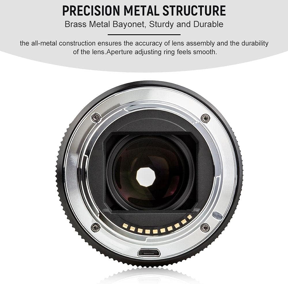 VILTROX 33mm F1.4 E Autofokus Objektiv APS-C Grosse Blende Augenfokus Prime Objektiv für Sony E-Moun