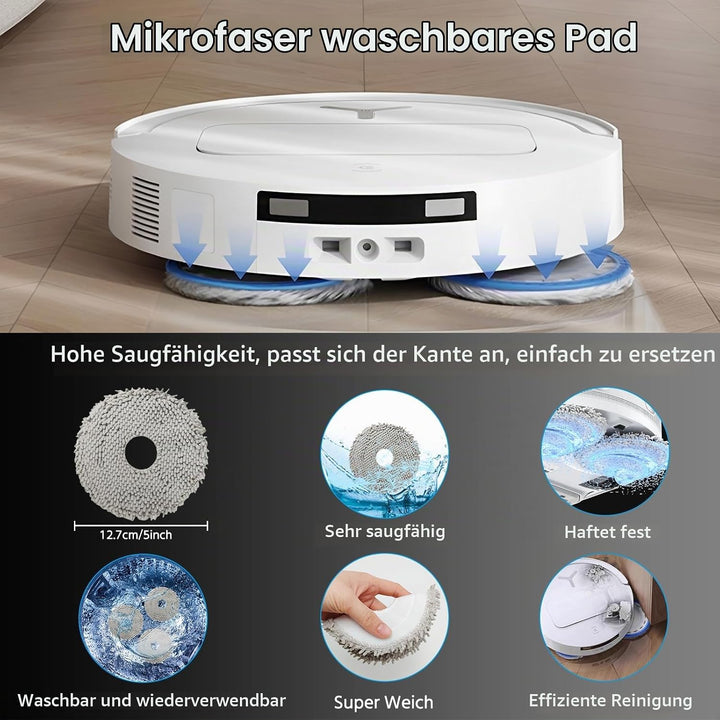 Zubehör Kompatibel mit Ecovacs Deebot T50 Pro Omni / T50 Omni /T50 Max /T50 Pro Staubsauger Ersatzte