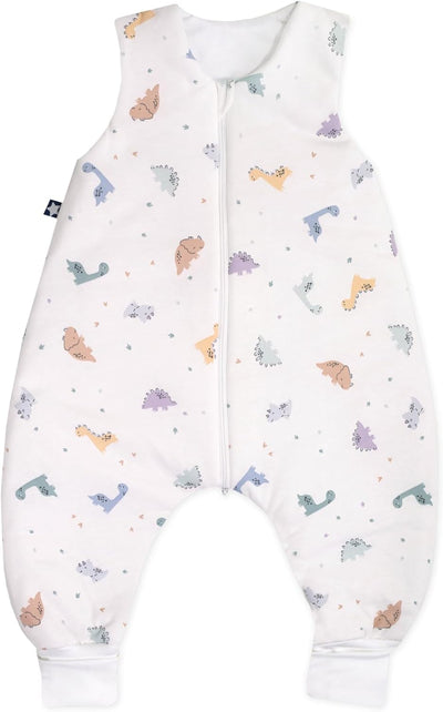 Julius Zöllner Schlafoverall Jumper aus Jersey Baumwolle, Made in Germany, Gr. 92, Little Dinos, 908