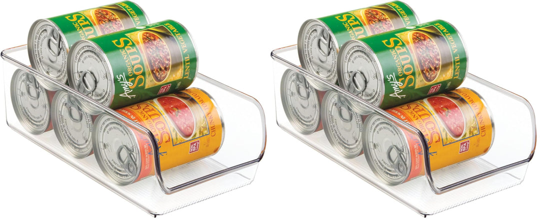 iDesign Aufbewahrungsbox, mittelgrosse Vorratsdose ohne Deckel aus Kunststoff, stapelbarer Küchenorg