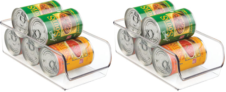 iDesign Aufbewahrungsbox, mittelgrosse Vorratsdose ohne Deckel aus Kunststoff, stapelbarer Küchenorg