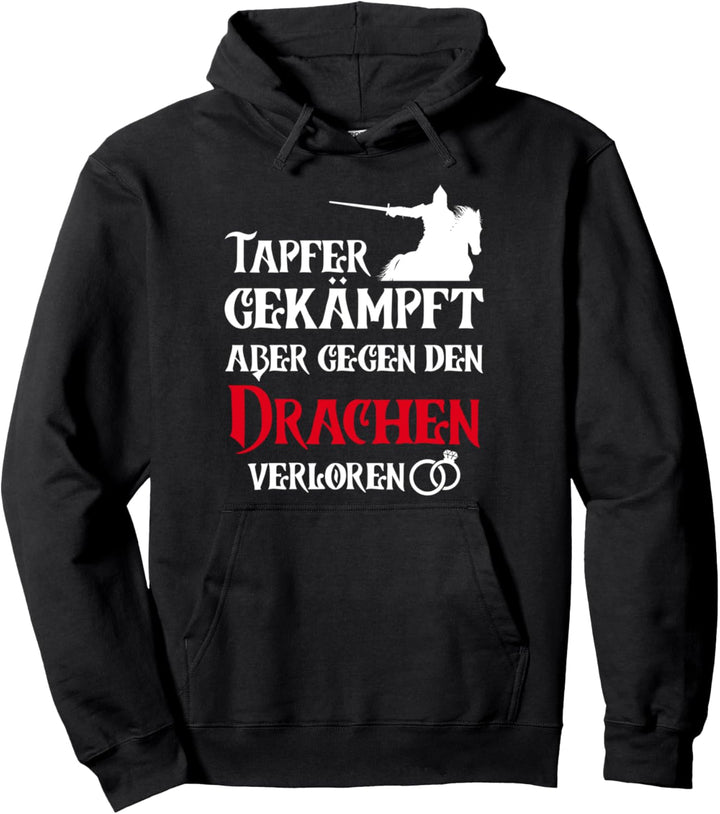 Lustiger Junggesellenabschied Pulli JGA Bräutigam Drache Pullover Hoodie