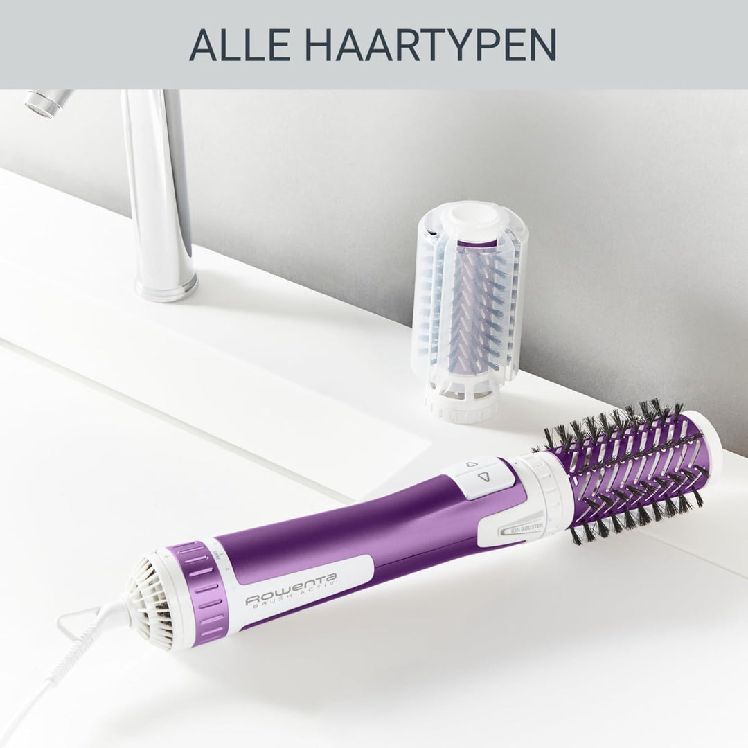 Rowenta CF9530 Rotierende Warmluftbürste Brush Activ Volume & Shine | Keramikbeschichtung | 3 Geschw