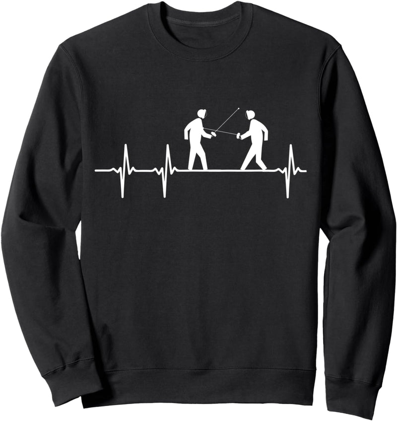 Fencing Heartbeat Sweatshirt