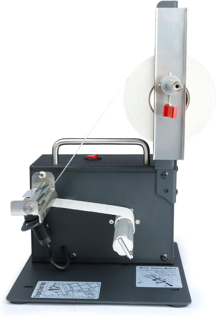 U.S. Solid Automatischer Etikettenspender Etikettendispenser - Breite 10-115MM Länge 8-130MM - Trans