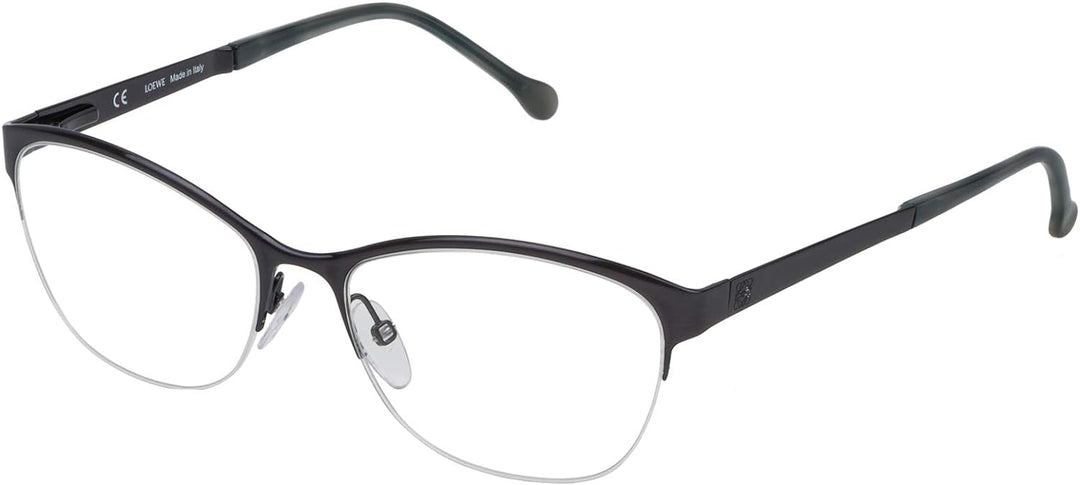 Loewe Unisex-Erwachsene VLWA03M530604 Brillengestelle, Blau (Shiny Antique Blue), 55