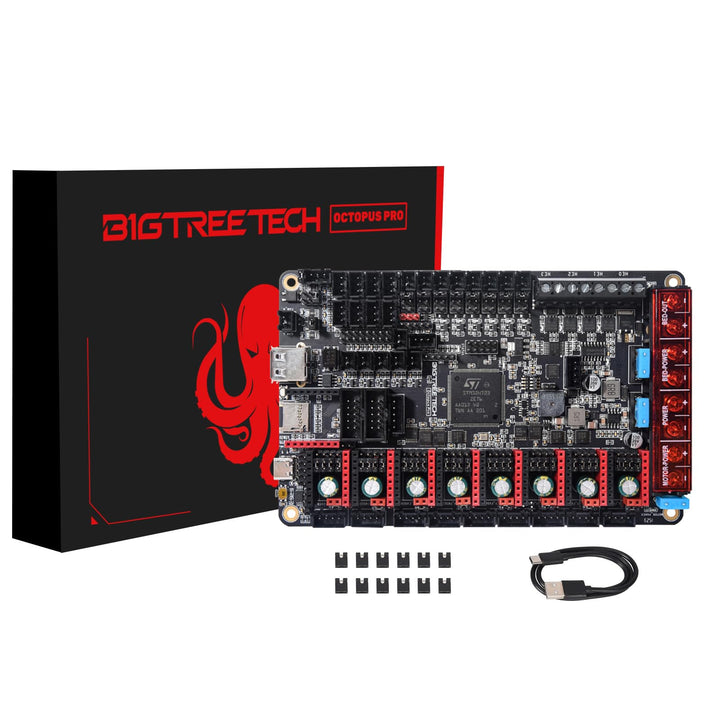 BIGTREETECH Octopus Pro V1.0.1 (H723)) 32 Bit Steuerplatine 550 MHz Unterstützung 8 Achsen Schrittmo
