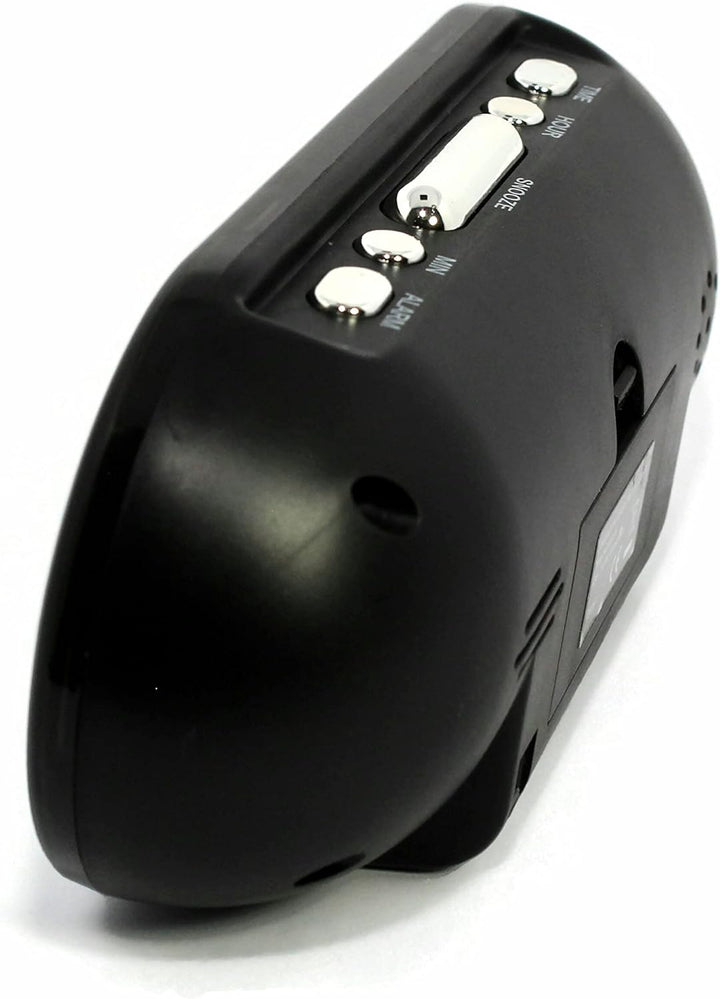Atlanta Digitalwecker mit LED Leucht-Anzeige 3 Alarme Nachtdimmung Stromanschluss - 2606/1 (Rote LED