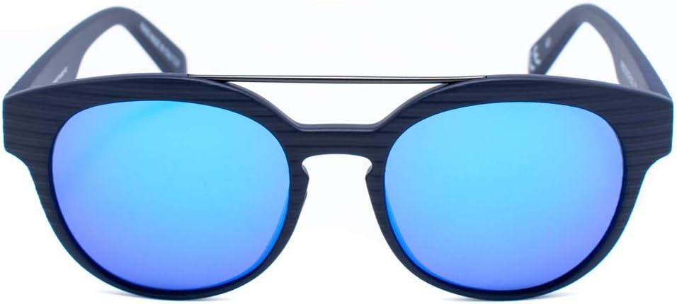 Italia Independent Unisex 0900T3D-STR-022 Sonnenbrille, Blau (Azul), 50.0