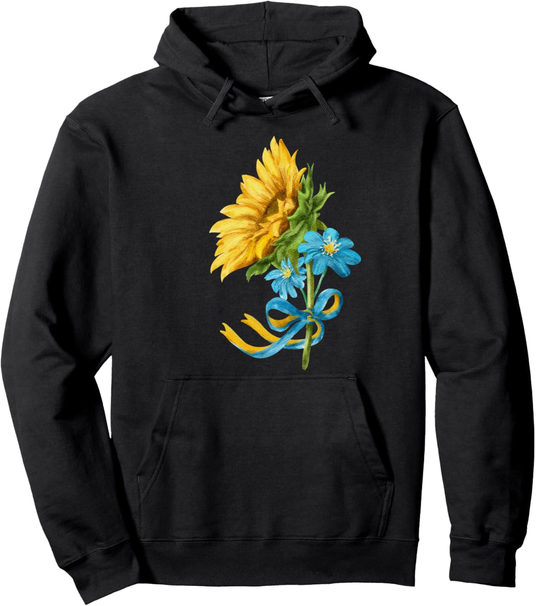 Ukraine Sonnenblume Pullover Hoodie