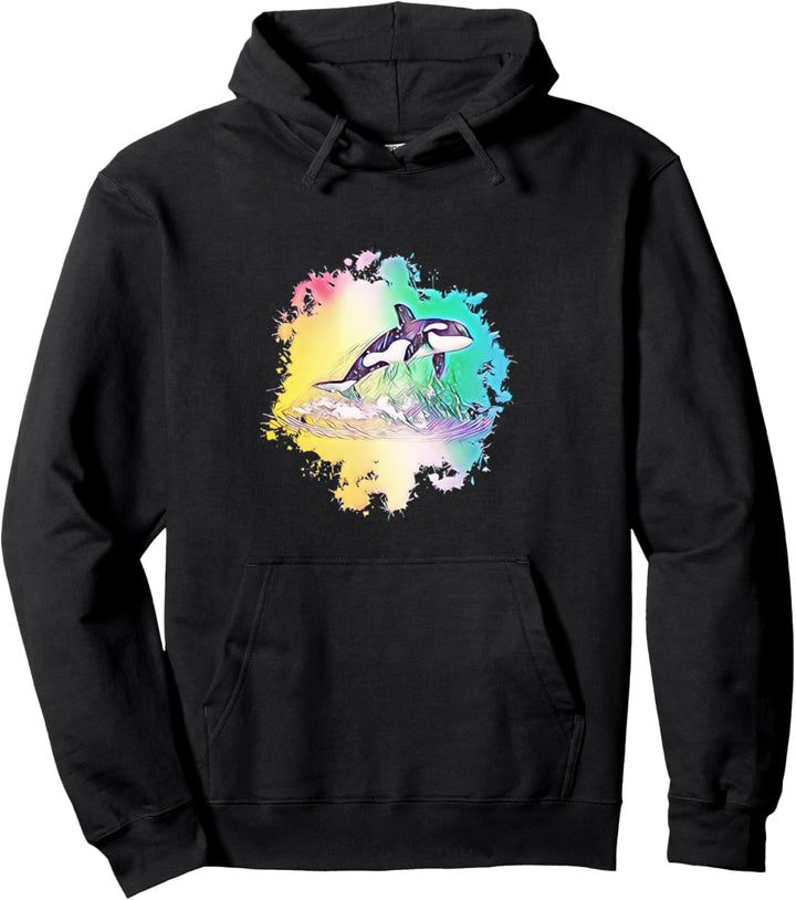 Orca Wal Pullover Hoodie