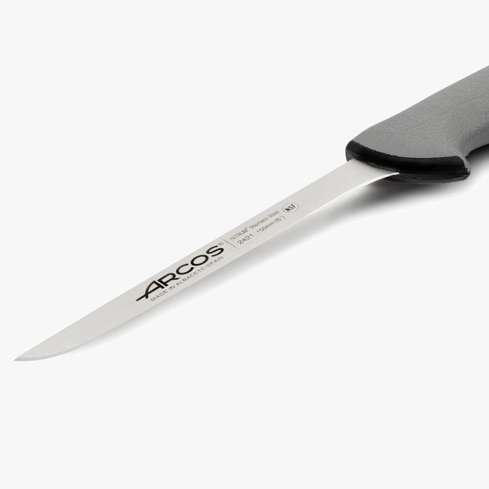Arcos Ausbeinmesser aus Nitrum Edelstahl 15 cm - Professionelles Fleischermesser zum Schneiden von K