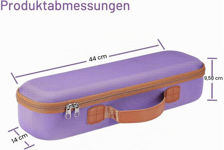 RAIACE Hartschalen-Aufbewahrungskoffer, kompatibel mit Dyson Airstrait Glätteisen, Reise-Tragetasche