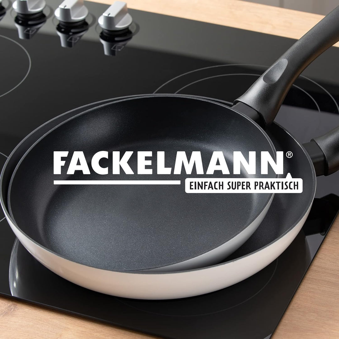 FACKELMANN Bratpfanne Arcadalina 28cm – Antihaft-Pfanne aus 90% recyceltem Aluminium mit ergonomisch