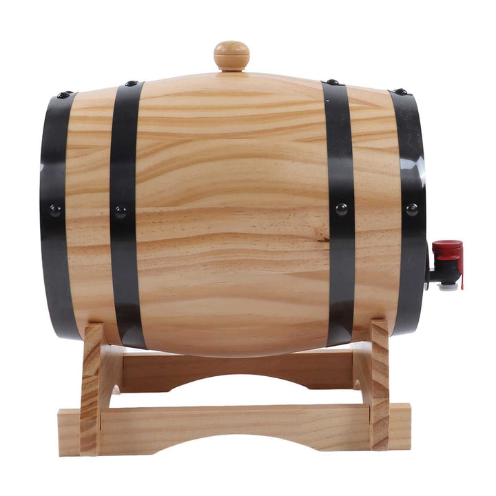 Fass aus Holz, Whiskyfässer, Barrique aus Eicheneiche, Kiefernfässer für Wein mit Wasserhahn, Stopfe