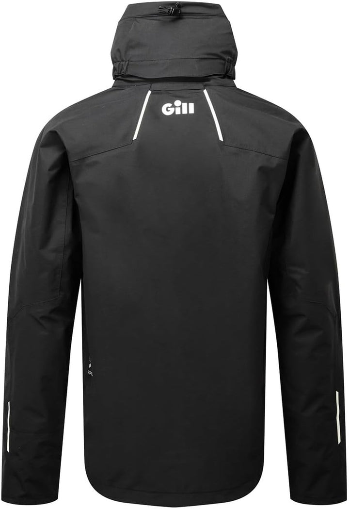 Gill 2023 Verso Inshore/Powerboat Jacket - Light Grey, Schwarz