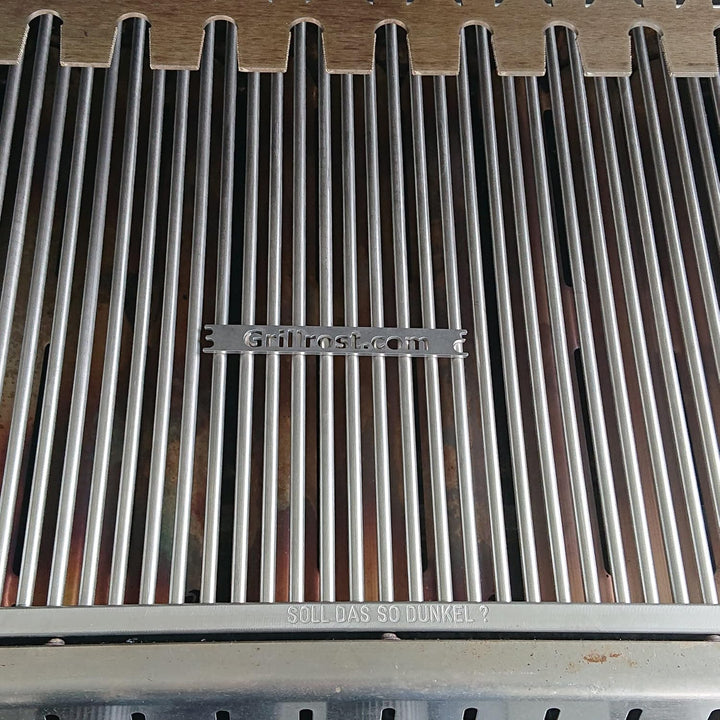 Grillrost.com Das Original Edelstahl Brennerabdeckung - 375x120mm - extra stark 1,5mm - passend für