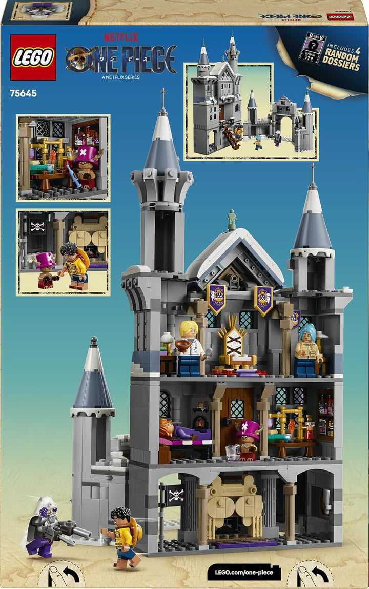 LEGO ONE PIECE Duell im Schloss Drumm - Modellbau mit 6 Minifiguren inkl. Luffy, Nami und Chopper -