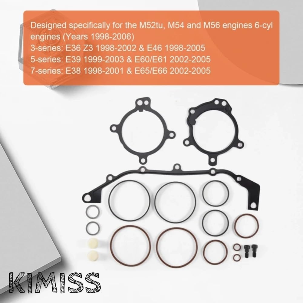 KIMISS Kunststoff 1 Satz * Reparatursatz für O-Ring-Dichtung, Doppel Vanos Reparatursatz für O-Ring