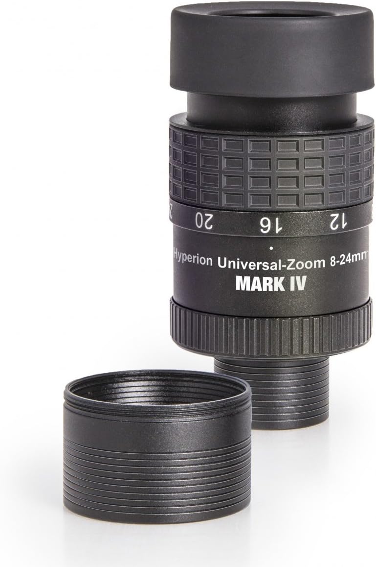 Baader Planetarium 2454826 Weitwinkel Hyperion Zoom Okular 8-24mm Mark IV schwarz Hyperion Zoom Okul