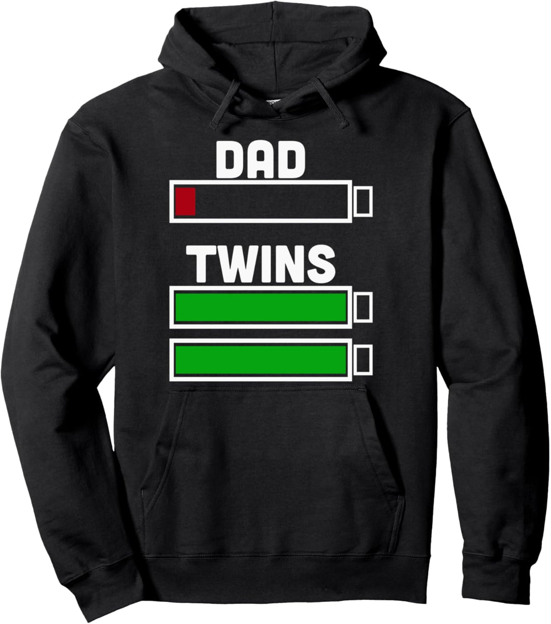 Dad OF Twins Lustiger Vatertag Pullover Hoodie