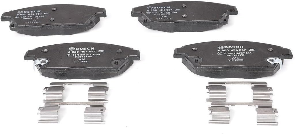Bosch BP1356 Bremsbeläge - Vorderachse - ECE-R90 Zertifizierung - vier Bremsbeläge pro Set