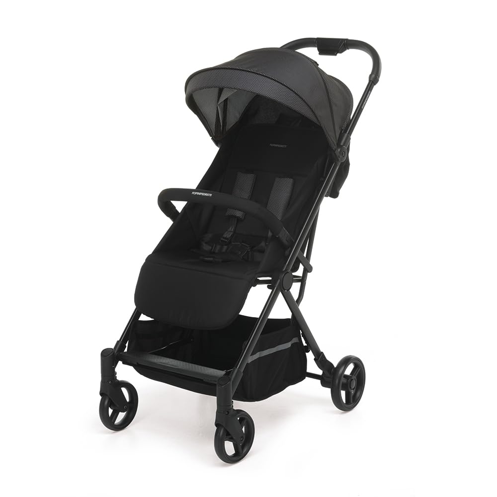 Foppapedretti Kompakter Kinderwagen Voilà, für Kinder 0-22 kg (0-4 Jahre), 1-Hand-Verschluss, Self-S