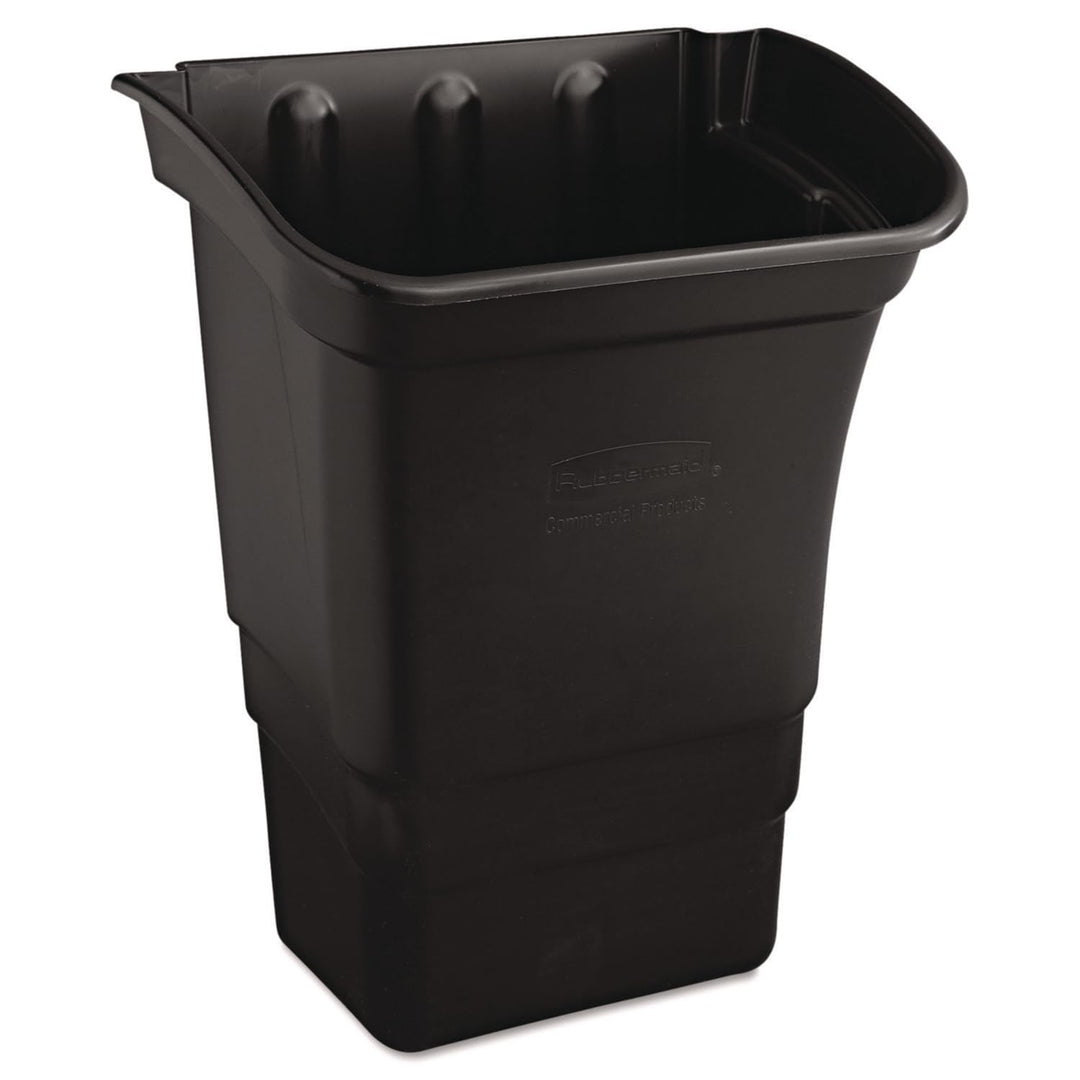Rubbermaid Commercial Products Waste Container, Black, 22" x 12" x 17"