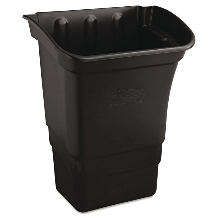Rubbermaid Commercial Products Waste Container, Black, 22" x 12" x 17"