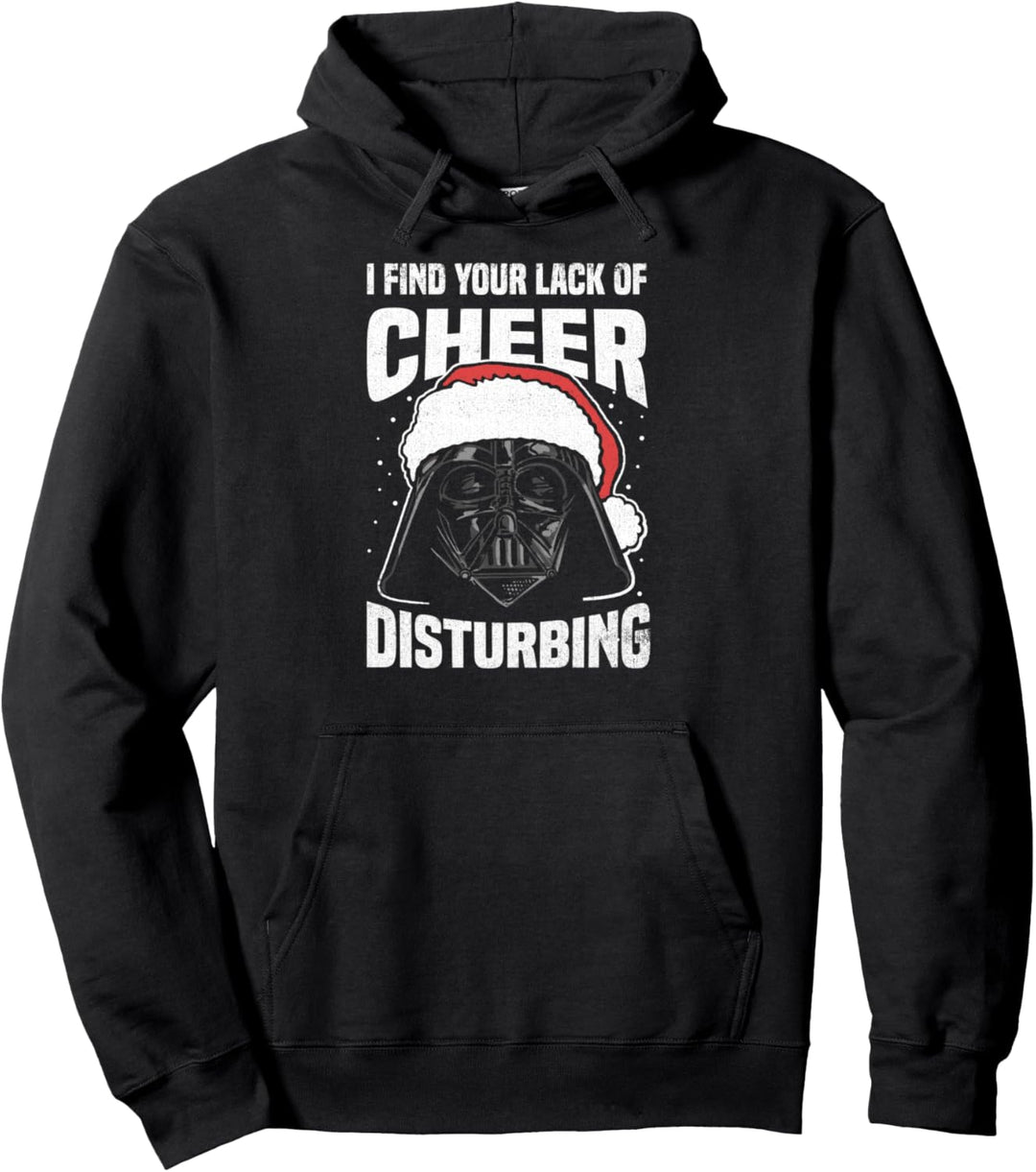 Star Wars Christmas Darth Vader Disturbing Lack Of Cheer Pullover Hoodie