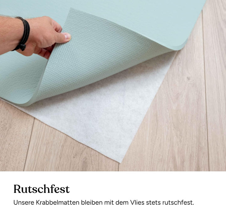 Ehrenkind® Vlies Teppichunterlage | Anti-Rutsch Unterlage | geeignet für Krabbelmatten Made in Germa