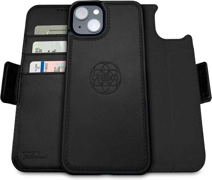 Dreem Fibonacci iPhone 14 Plus Brieftaschen-Etui / 2-in-1 stossfestes Etui und abnehmbares Folio aus