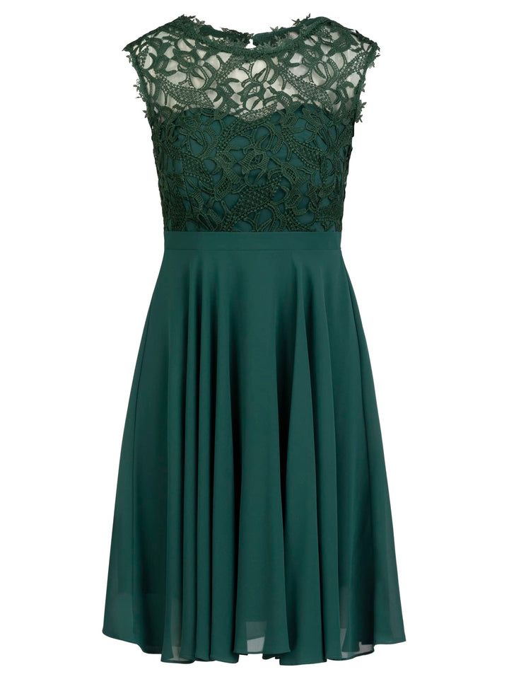 APART Fashion Damen Kleid Dress 34 Smaragd, 34 Smaragd