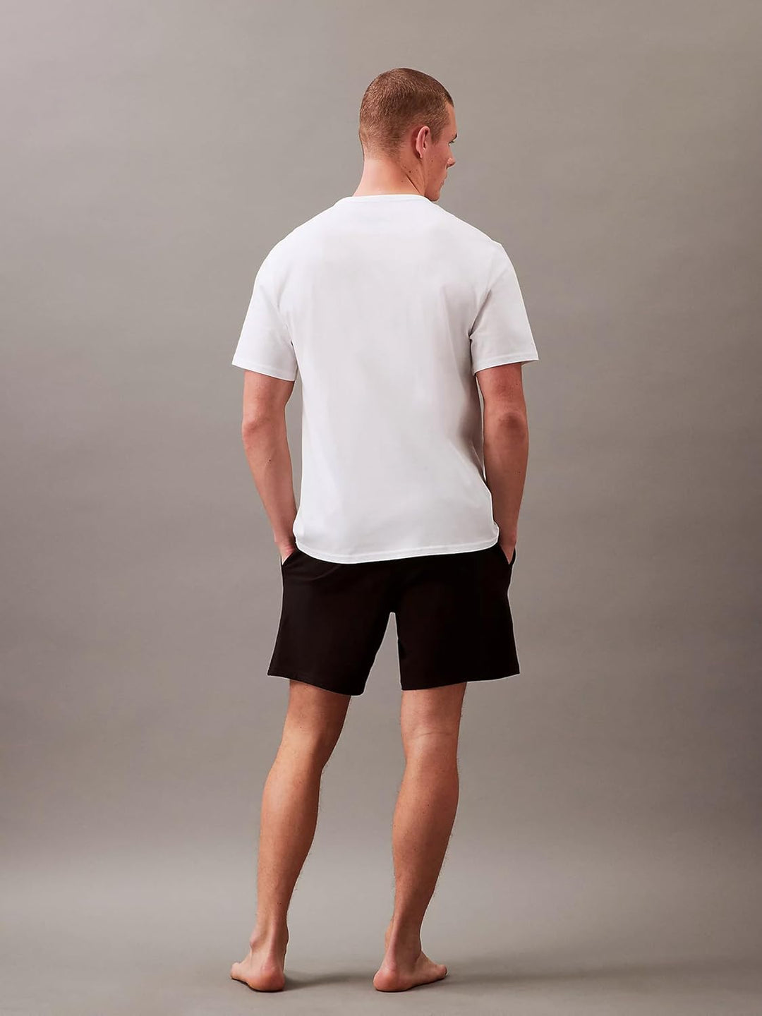 Calvin Klein Herren T-Shirt S 100 - White, S 100 - White