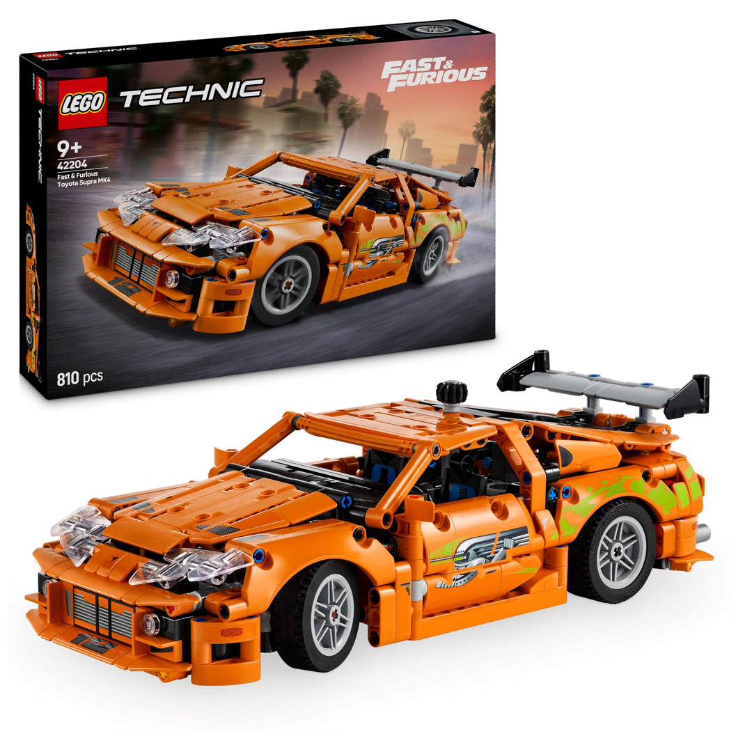 LEGO Technic Fast and Furious Toyota Supra MK4 - Spielzeug Auto - Mit 6-Zylinder-Motor & aufklappbar