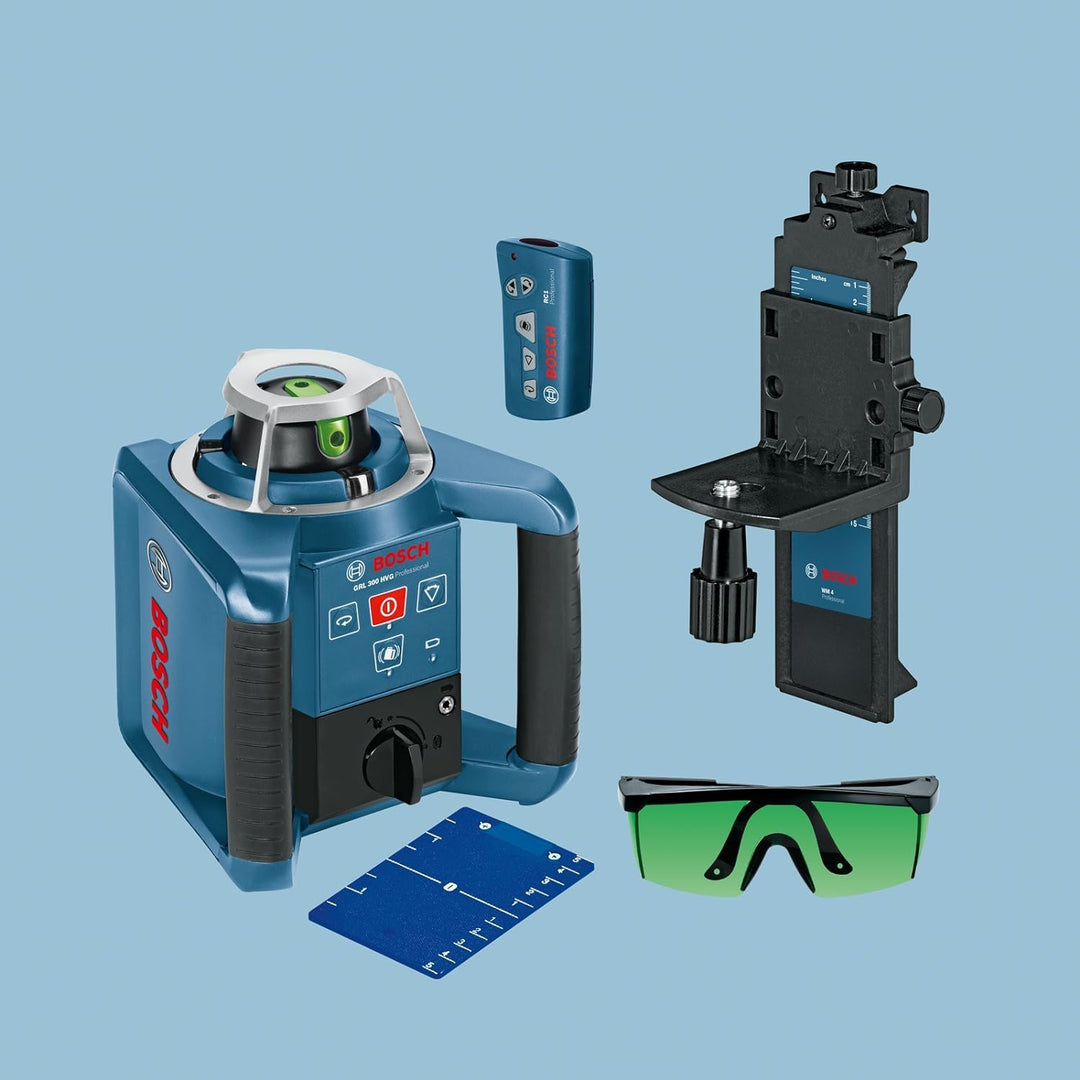 Bosch Professional 061599404B GRL 300 HVG Professional rotationslaser im Koffer mit GR 240 und LR 1G