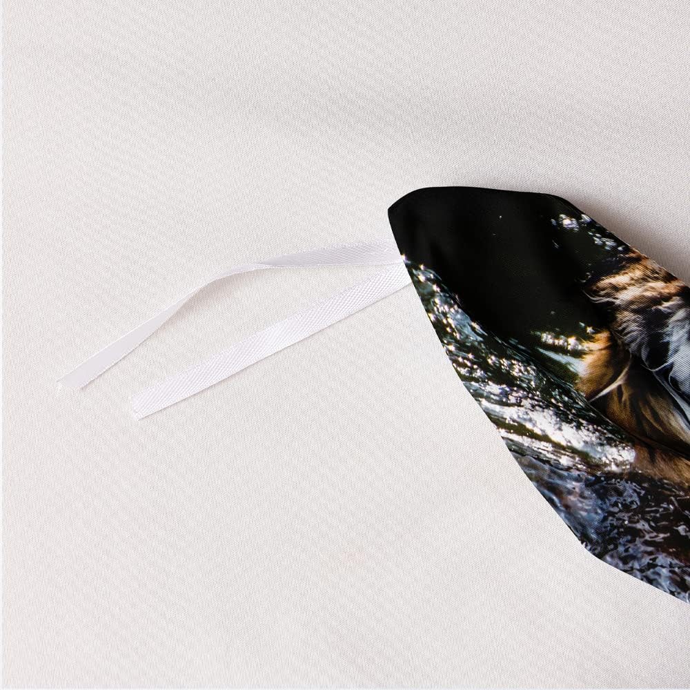DXHOME Bettwäsche 155x220 Tiermotiv Tiger 3D Effekt Bettzeug Weich Hochwertig Schwarz Gelb Mikrofase