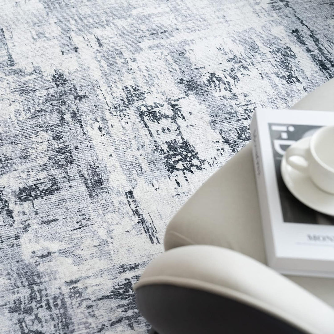 Vamcheer Teppich Wohnzimmer Kurzflor Moderner - Schlafzimmer Teppiche Flauschiger,Waschbar Boho Tepp