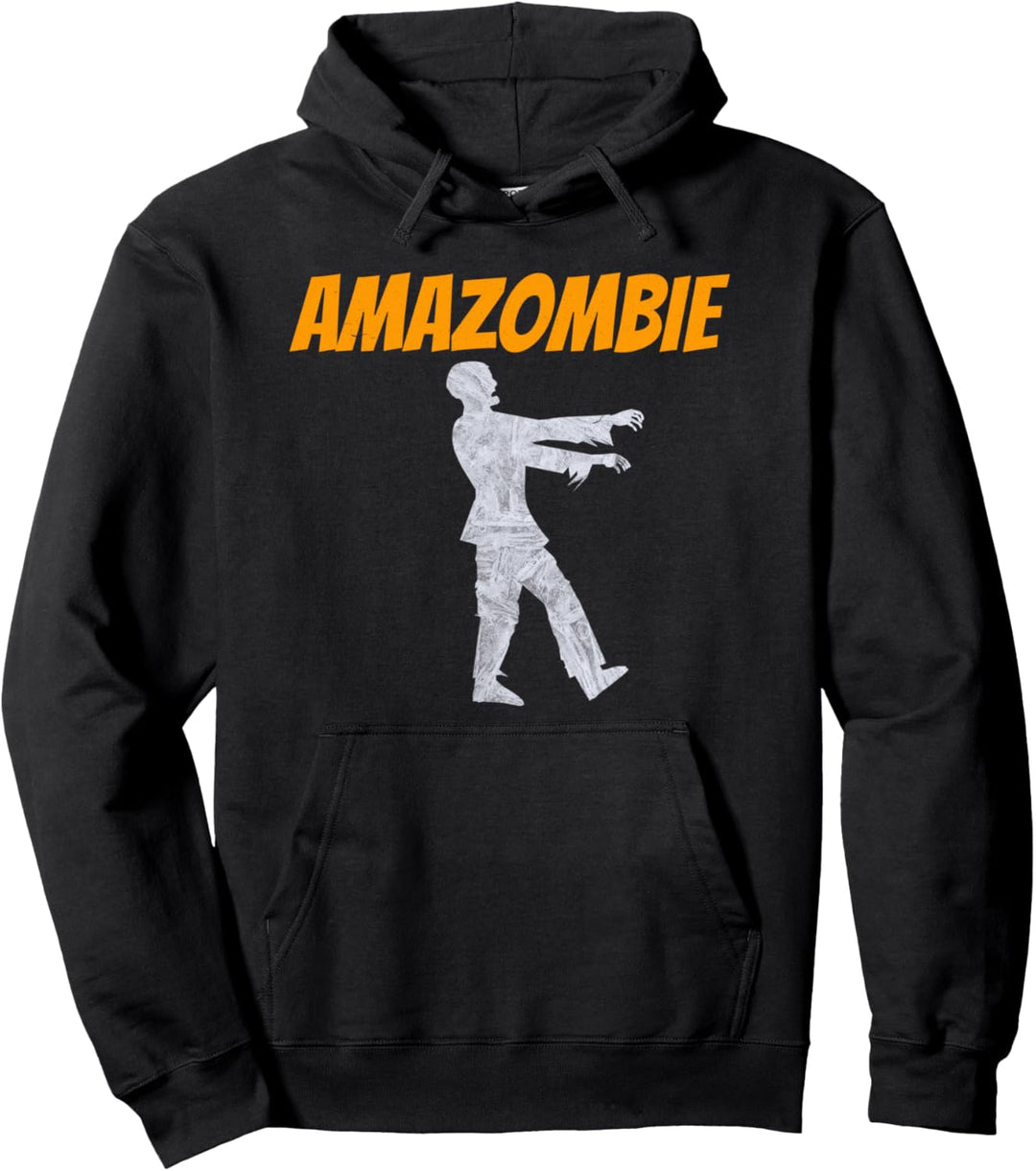 Amazombie Coworker Gift Associate Warehouse Zombie Pullover Hoodie