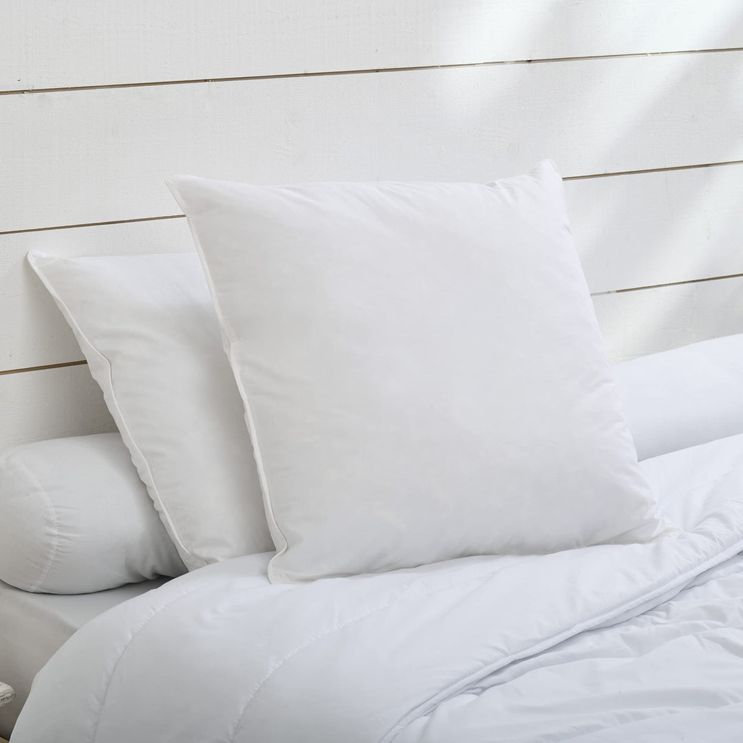 Bleu Câlin Set aus 2 Kopfkissen, Memo-Fill, 65x65 cm, Weiss, OMFW 65 x 65 cm Uni, 65 x 65 cm Uni