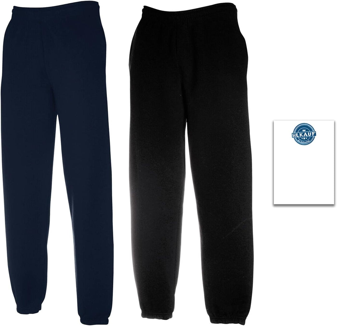 Fruit of The Loom Herren Trainingshose Eversoft Fleece-Jogginghose mit Taschen, Entspannte Passform,
