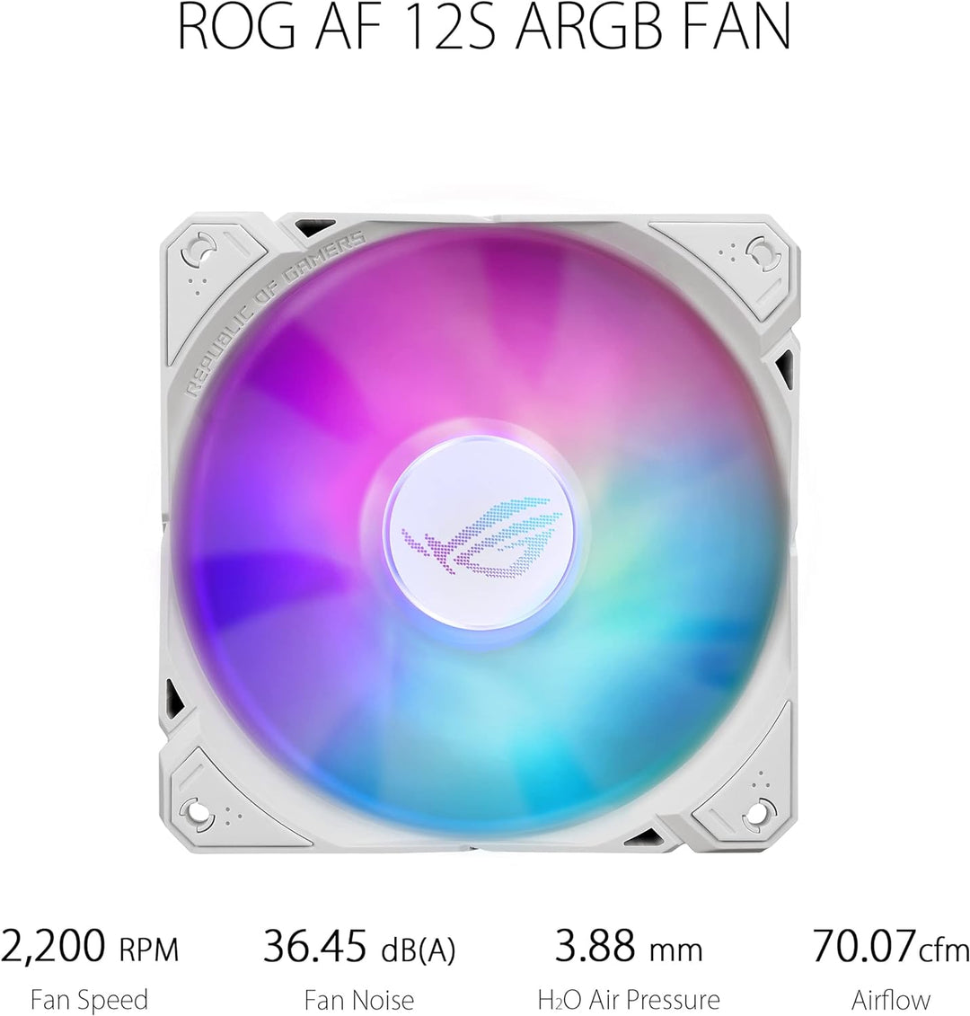 ASUS ROG Ryuo III 240 ARGB White Edition All-in-One-Flüssig-CPU-Kühler (2x adressierbare 120 mm ARGB
